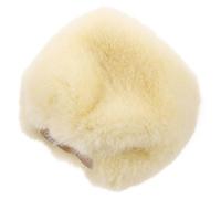 BESTonZON Copertura in Pelliccia Sintetica per Microfono Copertura Antivento per Microfono Riduce Rumore del Vento e Migliora la Chiarezza Audio per Registrazione e Trasmissione Giallo