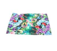 BESTonZON Copertura per Cassetta Postale da Giardino Stampa di Fiori e Uccelli, Protezione Resistente alla Pioggia e al Sole, Pellicola Protettiva Decorativa per Esterni, Resistente e