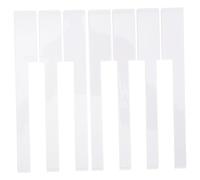 BESTonZON Copritasti per Pianoforte 5.2 Bianco Set 2 Pezzi Accessori la Riparazione e Sostituzione Tasti Pianoforte Strumenti per Manutenzione Tastiera Meccanica Adatti a Studenti