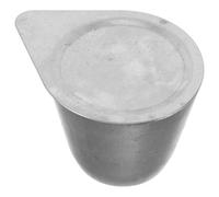 BESTonZON Crogiolo di Nichel con Coperchio 30 Ml per Fusione Metalli Strumento di Fusione e Analisi Termica per Rame e Gioielli Resistente Alte Temperature e Facile da Pulire