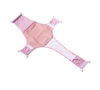 BESTonZON Cross Bath Mesh Seat Net Per Ragazzo Ragazza Rete Di Supporto Per Bagnetto Antiscivolo Rosa Facile Da Installare e Pulire Accessorio Pratico Per Genitori e Ragazzo Ragazza