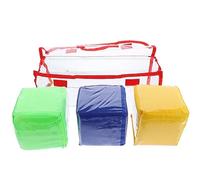 BESTonZON Cubo di Apprendimento con Tasca Trasparente per Dadi Educativi da Gioco e Studio in PVC 3Pezzi
