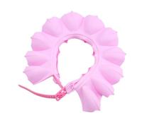 BESTonZON Cuffia per Doccia Protezione Morbida per Ragazzo Ragazza Regolabile in Tpe per Orecchie e Chioma Facile da Indossare e Togliere, Colore Rosa Adatta per Bagnetto