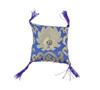 BESTonZON Cuscino per Ciotola Sonora Buddista Artigianale Nepali Tappetino Protettivo per Campana Tibetana Colore Accessorio Decorativo per Buddhismo