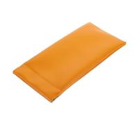 BESTonZON Custodia per Occhiali Morbida in Pelle PU Gialla, Portatile | Pochette per Occhiali da Sole, Leggera e Multiuso, Protegge Lenti e Montatura, Facile da Portare