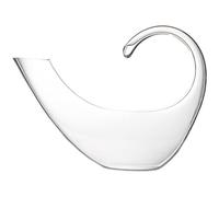 BESTonZON Decanter per Vino in Vetro Elegante e Pratico Beccuccio Inclinato, Migliora Gusto del Vino, per Uso Domestico e Convivialità