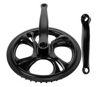 BESTonZON Disco per Bicicletta Ruota Libera Pedivella per Mountain Bike Guarnitura Scatto Fisso Componenti per Bici Corona per Bici da Ragazza Albero Motore Leve Freno Set di Pedivelle