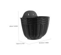 BESTonZON Fioriera da Parete Portapiante per Balcone e Supporto Decorativo per Piante da Esterno con Ganci S e Rete