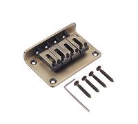 BESTonZON Ga910 Ponte per Basso Elettrico a 4 Corde Stile Vintage Viti E Chiave Inglese
