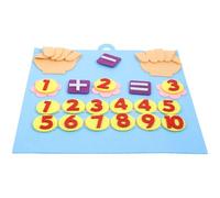 BESTonZON Giocattolo Educativo per Tessuto Non Tessuto Tavola Matematica Portatile per Addizione e Sottrazione Gioco Didattico Morbido e Durevole per Prescolare