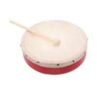 BESTonZON Giocattolo per tamburo a mano per bambini: strumento a percussione con struttura in legno per bambini piccoli - Tamburo musicale interattivo per attività educative precoci tra genitori e