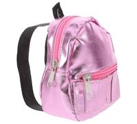 BESTonZON Grazioso mini zaino scolastico per bambole, giocattolo per bambole, mini decorazione per la casa, piccolo accessorio fai da te