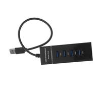 BESTonZON Hub A 4 Porte 3 Pezzi 4 Centro Hub Usb 3.0 in Plastica Hub Splitter Multi Porta Usb Adattatore Abs Usb 3.0 Minihub Usb Hub Usb Portatile Cavo Usb Ad Alta Velocità Estensore