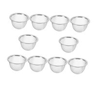BESTonZON Infusore per Tè in Acciaio Inox 10 Pezzi, Colino da Tè Sostitutivo 7,8x5 Cm Filtro a Rete Fine, Accessorio per Teiera per Uso Domestico e Preparazione Tisane