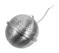 BESTonZON Infusore per Tè in Acciaio Inox 9,2 Cm Sfera Filtro a Maglia Fine Colino per Spezie e Condimenti Gancio per Uso in Casa, Ufficio e Ristoranti