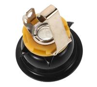 BESTonZON Jack Rotondo Per Chitarra Elettrica Cilindro Del Jack Barile Per Chitarra Basso Accessori Per Chitarra Spinotto Terminale Di Uscita Presa Di Ingresso Prese Dei Bassi Metallo Black