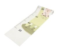 BESTonZON Kids Growth Chart Giraffe Bear Wall Sticker for Accurate Height Measurement Fun Nursery Decor for Child Room Easy to Write Measures up to