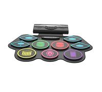 BESTonZON Kit Batteria Midi Arrotolabile Batteria Portatile per Lunghe Ore di Utilizzo con Diverse Sorgenti Sonore Integrate