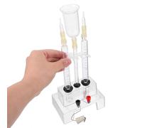 BESTonZON Kit Elettrolisi Dell'Acqua Apparecchio Didattico Per Laboratorio Scolastico Esperimento Chimico Dimostratore Di Elettrolizzatore Per Idrogeno E Ossigeno 10.2X4.7X3.1 Inch