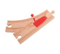 BESTonZON Kit Espansione Binari Treno in Legno con Diritti e Ponte Accessori Sicuri per Compatibile con Set Giocattolo per Ragazzi e Ragazze