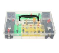 BESTonZON Kit Esperimenti Fisica Elettricità con Accessori Vari Strumento Didattico per Studenti Scuola Media Laboratorio Fisica per Lezioni e Apprendimento Pratico Colore Colore Casuale