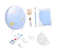 BESTonZON Kit Per Calchi Mani e Piedi Bambino Bambina Set Ricordo Stampi Decorativi Per Calchi Piedi Bambino Facile Trasporto e Conservazione