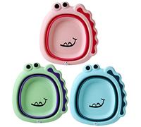 BESTonZON Lavabo 3 Pezzi Lavabo Per Bambini Lavabo Pieghevole Per Pediluvio Lavabo Pieghevole