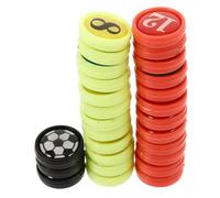 BESTonZON Magneti di Ricambio per Lavagna da Calcio 27 Pezzi, Magneti Piccoli Resistenti per Tabellone Tattico, Accessori Calciatori per Allenatori, Sostituzione Comoda per Lavagna