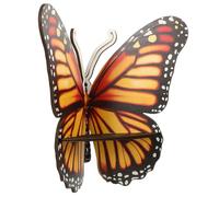 BESTonZON Mensola Angolare a Forma di Farfalla in Legno per Decorazione Murale e Esposizione Cristalli, Semplice e Affascinante per Camera da Letto e Soggiorno