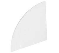 BESTonZON Mensola Angolare da Parete 25 Cm Bianca in Legno-plastica Kit Montaggio, Scaffale Portaoggetti Triangolare per Cucina, Bagno e Ufficio, Supporto a Muro Salva Spazio