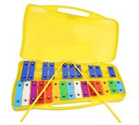 BESTonZON Metallofono Percussione Note Colorate per Strumento Musicale Educativo Tasti Promemoria Lettere per Sviluppo Uditivo e Coordinazione Colori