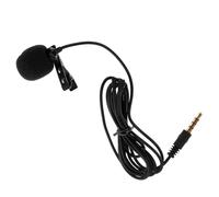 BESTonZON Microfono Condensatore Omnidirezionale Microfono Bavero Per Podcast e Didattica Online Cavo Da Tecnologia Anti-eco e Rumore