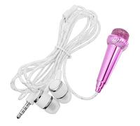 BESTonZON Microfono Mini Portatile Per Telefono Piccolo Microfono Minuscolo Per Registrazione Canto Multifunzionale