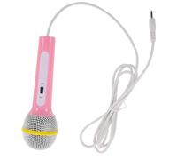 BESTonZON Microfono per bambini: microfono amplificato con jack da 3,5 mm - giocattolo per karaoke per bambini, per cantare, giocare a finzione, prima educazione e come accessorio per feste