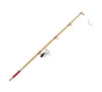 BESTonZON Mini Canna Da Pesca In Miniatura Piccola Canna Da Pesca Decorazione Per La Casa Bambini Giocattoli Mini Casa Decorativa Canna Da Pesca Fata Modelli Di Pesca Piccola Canna Da Pesca Legno