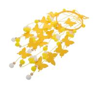 BESTonZON Ornamento a Farfalla Biliardo Da Tavolo Bidoni Della Spazzatura Delle Case Delle Bambole Accessori Per La Casa Delle Bambole in Miniatura Cose in Miniatura Palla Di Pelo Yellow