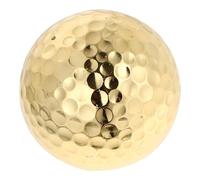 BESTonZON Pallina da Golf Professionale Doppio Dorata per Pratica Indoor ed Esercizi Putting Sicura e Durevole per Migliorare Oscillazione e Gioco