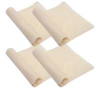 BESTonZON Panno Filtrante per Tofu 4 Pezzi 60 Cm in Garza Fine Alimentare Riutilizzabile per Latte di Soia e Cottura a Vapore, Tessuto Filtrante per Cucina e Preparazione Alimenti