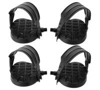 BESTonZON Pedali per Bici Stazionaria 9/16" con Piattaforma Antiscivolo Set da 4 Pezzi per Cyclette Indoor Compatibili con la Maggior Parte delle Macchine per Esercizi a Pedale Ricambi