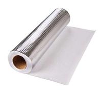 BESTonZON, pellicola in alluminio autoadesiva, impermeabile, resistente all'umidità, al grasso e all'olio, per rivestire la cucina (40 cm x 1)