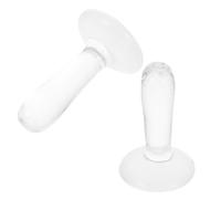 BESTonZON Pestello in Vetro Cristallo per Macinazione Pigmenti 2 Pezzi, Muller per Vernice e Strumento Manuale per Miscelare Acquerelli e Pittura a Olio, Utensile per Produzione