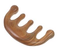 BESTonZON Pettine da Massaggio e Accelerazione della Circolazione Sanguigna per Chioma Colore Casuale in Legno Funzione di Stimolazione del Cuoio Capelluto per Uso Quotidiano