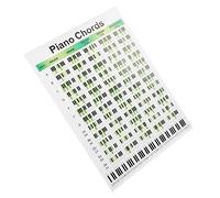 BESTonZON Piano Chord Chart Per Insegnanti e Studenti Diagramma Di Accordi Piano Per Principianti Educativa Resistente Guida Visiva Per Esercizi Musicali e Composizione