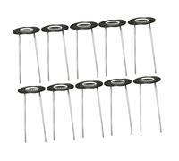 BESTonZON Picchetti da Giardino in Acciaio Zincato a Forma di u Guarnizioni, Set da 50 Pezzi, Picchetti di Fissaggio per Prato e Telo Pacciamatura, Ancoraggi Resistenti per Giardinaggio e Uso Esterno