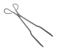 BESTonZON Pinza per Legna in Ferro Nero, Resistente e Confortevole, per Operazioni Sicure Tronchi da Stufa e Legna da Ardere Durante Riunioni All'aperto in Inverno