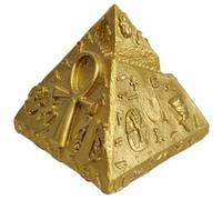 BESTonZON Piramide in Resina Design Unico e Resistente all’Usura, Decorazione da Tavolo per Camera e Ambiente Domestico