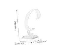 BESTonZON Porta Orologi Trasparente a Forma di da 12 Pezzi Espositore in Plastica Grande per Orologi da Uomo e Donna Supporto Protettivo per Vetrina e Banconi