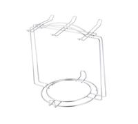 BESTonZON Porta Tazzine Da Caffè in Acciaio Inox, Supporto per 6 Tazzine Da Caffè E Piattini, Elegante Espositore per Tazze Da Tè, Albero Porta Tazze Design Moderno (Argento)