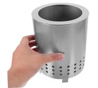 BESTonZON Portable Iron Tabletop Fire Pit Mini Fireplace For Indoor And Outdoor Camping Hand Warmer Sturdy Compact