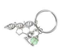 BESTonZON Portachiavi Microscopio in Lega Resistente Ciondolo Scientifico per Zaino e Borsa Accessorio Carino per Ragazze e Appassionati di Microbiologia Regalo per Studenti e Insegnanti